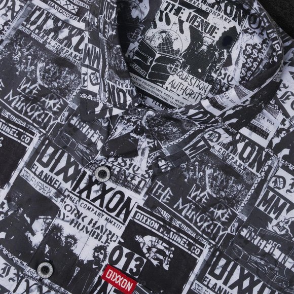 DIXXON FLANNEL - VENUE Party Shirt - Short Sleeve - Men's 2XL - Picture 11 of 12